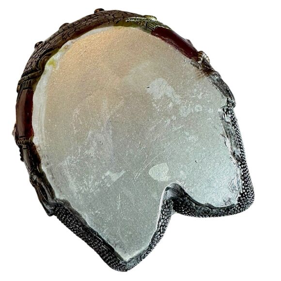 Decorative Jewel Embellished Resin Sitting Egyptian Elephant Candleholder 8" - Picture 13 of 16